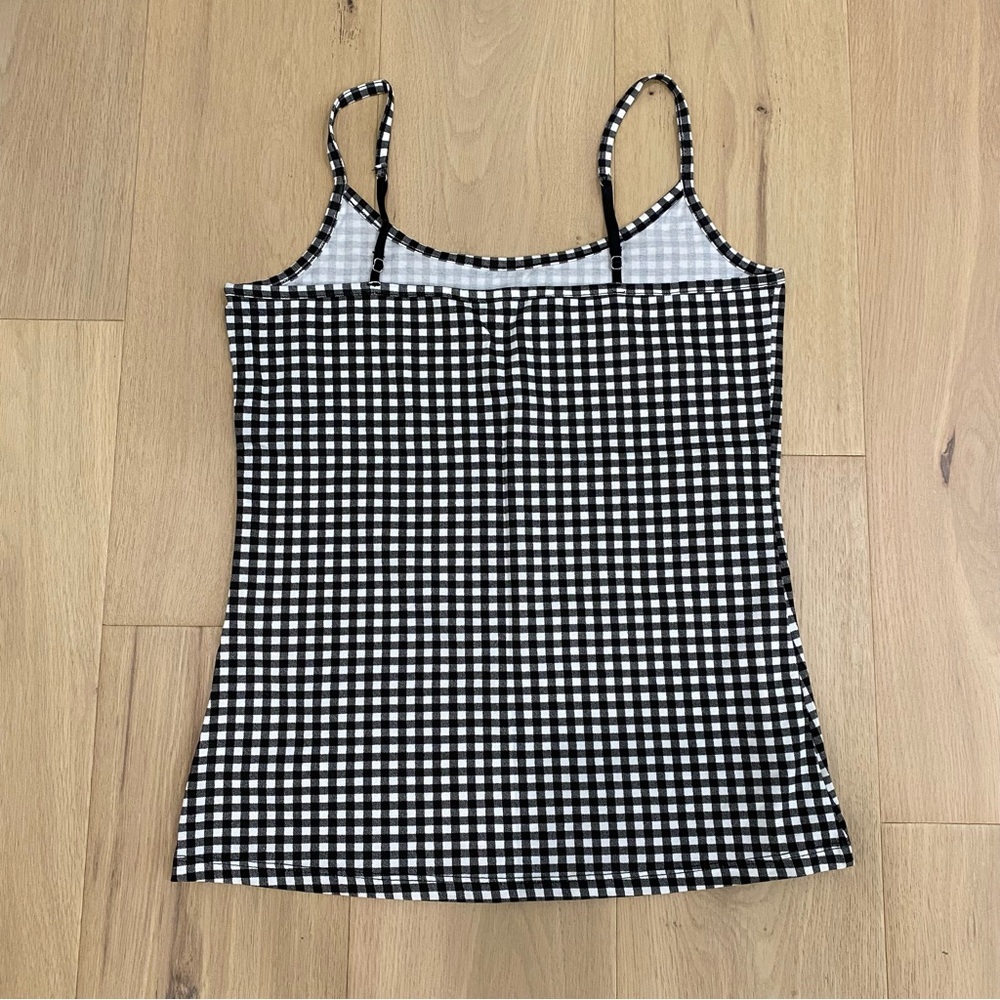 Twik Simons | Black and White Gingham Tank Top 🖤 NWOT - Picture 3 of 5
